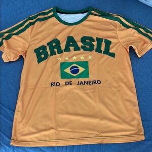 Brasil Kids T-Shirt - Yellow & Green